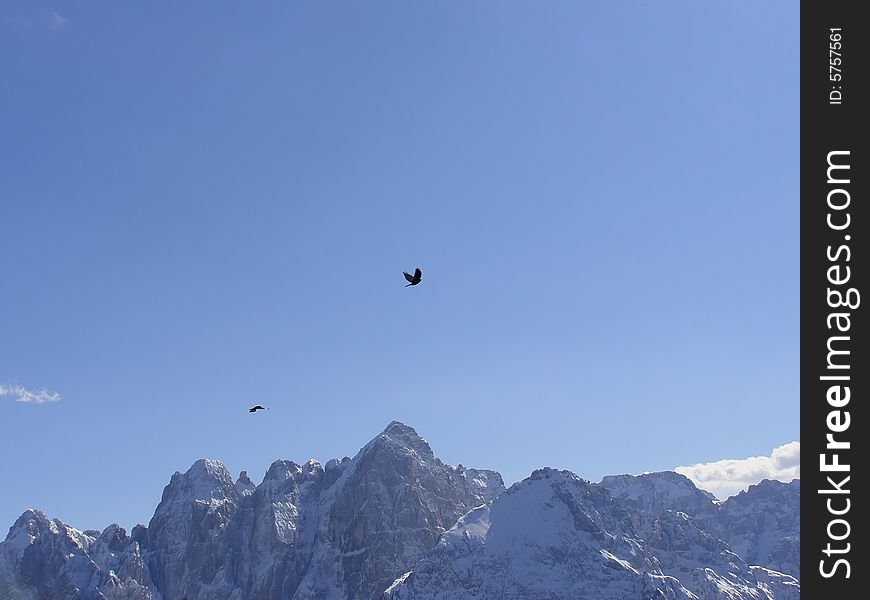 Mountains Landscape In Winter