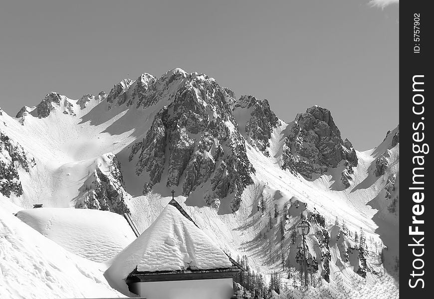 Mountains Landscape In Winter