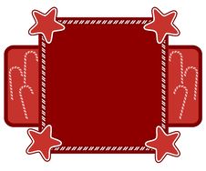 Candy Cane Frame Royalty Free Stock Image Candy Cane Frame Royalty Free Stock Image