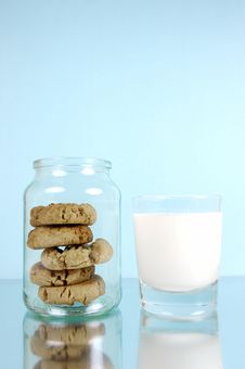 Milk And Cookies Stock Photography