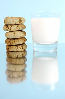 Milk And Cookies Royalty Free Stock Image Milk And Cookies Royalty Free Stock Image