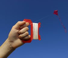 Flying A Kite Stock Image