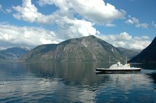 Ferry Ship In Norway Stock Images Ferry Ship In Norway Stock Images