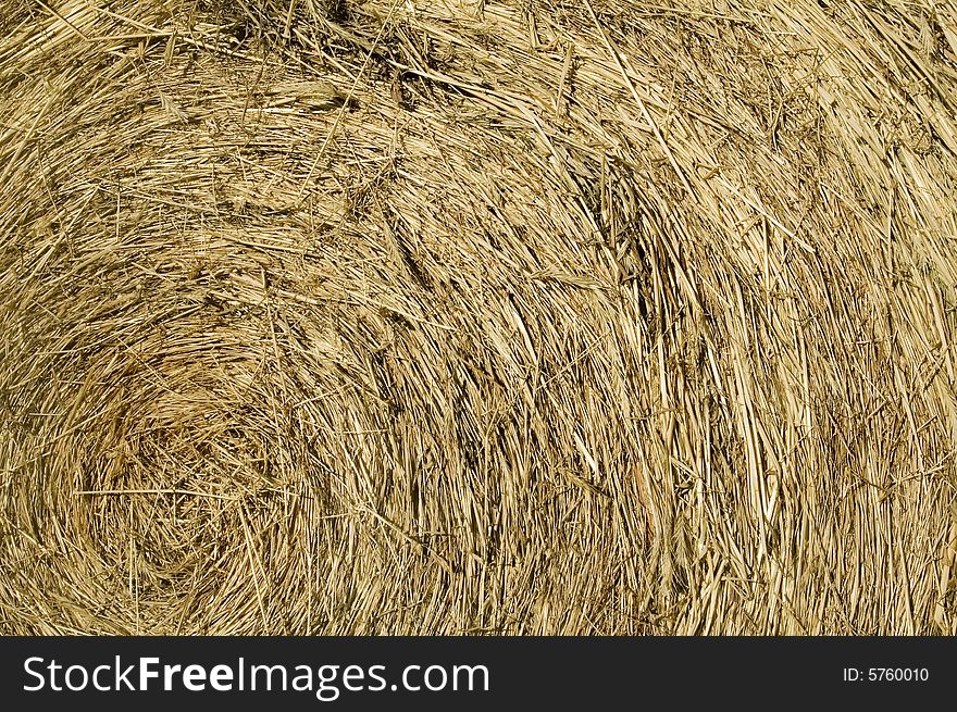 Golden Hay Bale Roll Background Texture, Farm Wallpaper