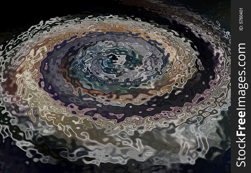 Varicoloured background from spiral element