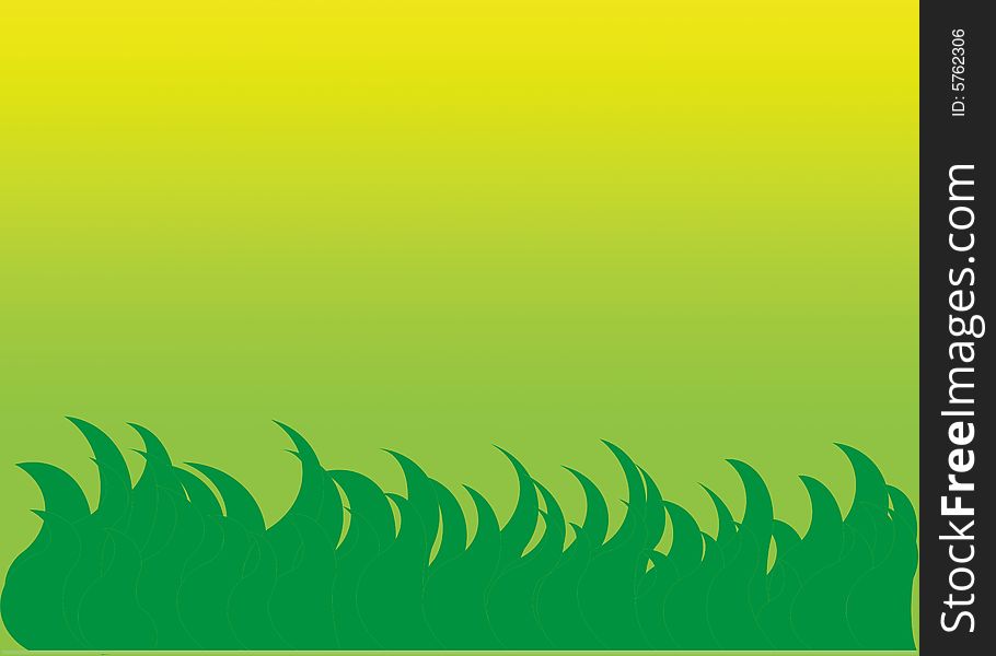Green grass border or background.