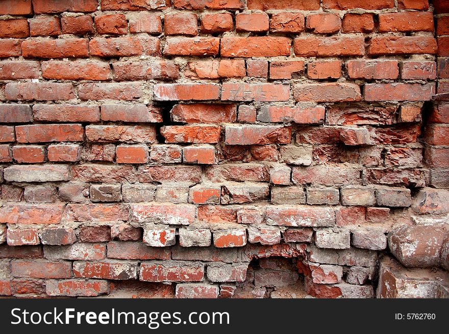 Wall From A Brick