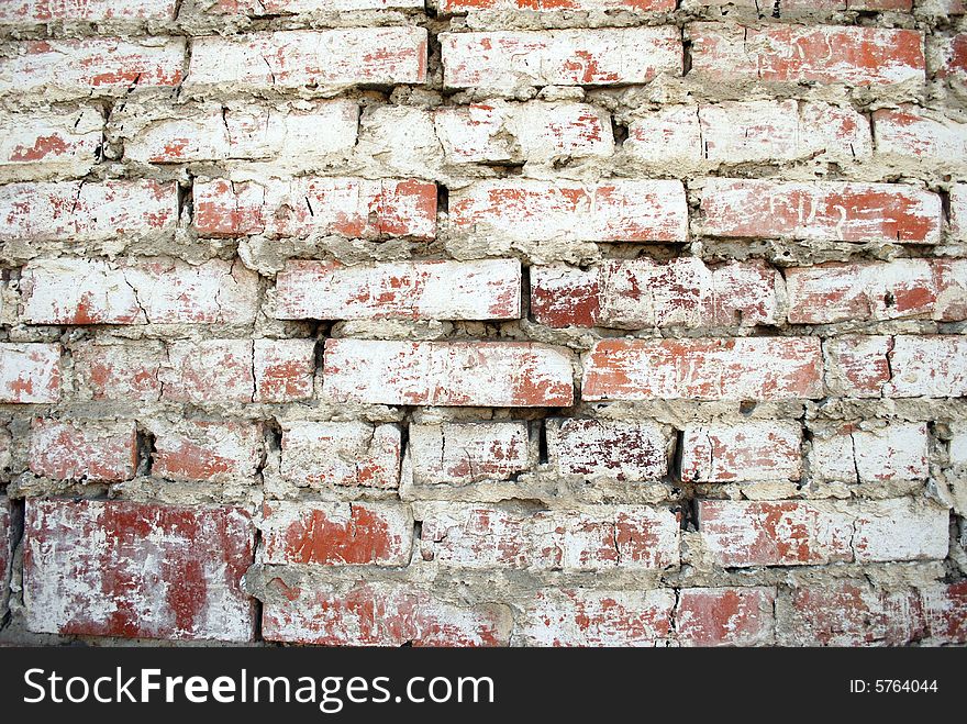 Old brick wall, stone material