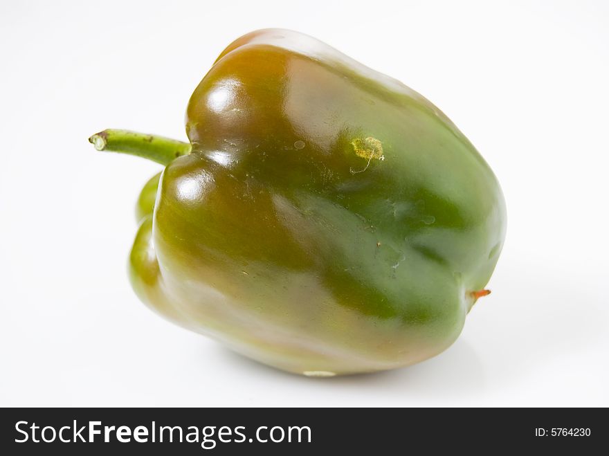 Bell pepper on white background