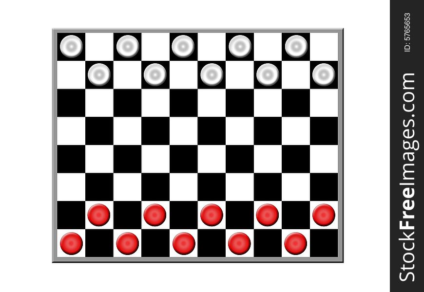 Board With Checkers