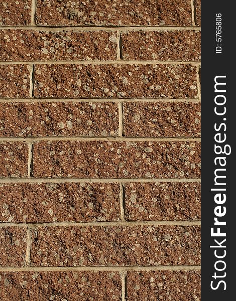 A shot of a brick wall. A nice texture and pattern.