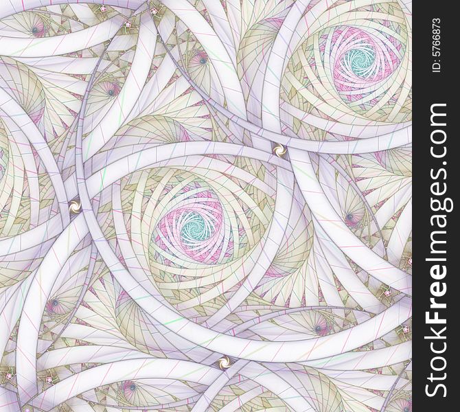 Ab abstract patterned background composed of sections of rings