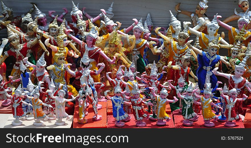 Thailand; Pattaya; view of small religious statues on the foot of the monument to the admiral Krom Jumborn near the Jomtien beach. Thailand; Pattaya; view of small religious statues on the foot of the monument to the admiral Krom Jumborn near the Jomtien beach