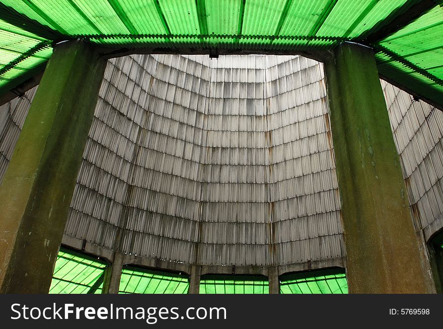 Green roof of the power station