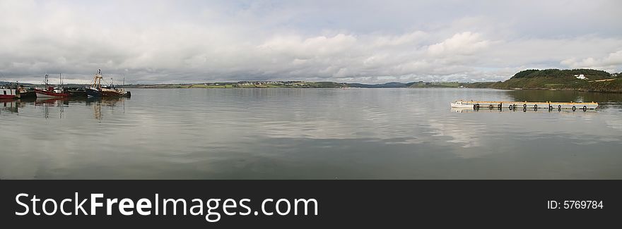 The duncannon harbour in ireland