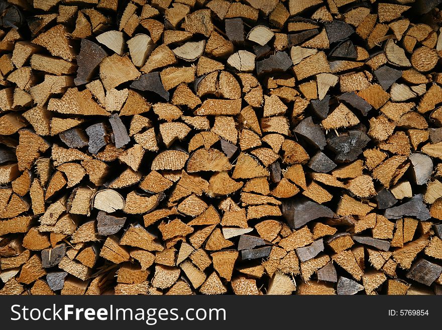 A stock of firewood for a long winter