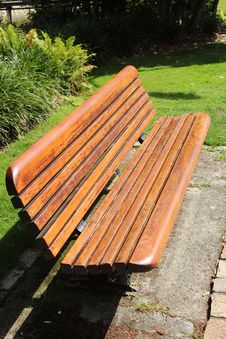 Wooden Bench Royalty Free Stock Photos
