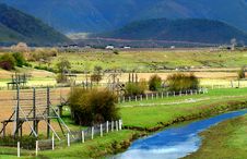 Tibetan Farm Stock Image Tibetan Farm Stock Image