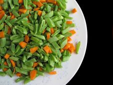 Fresh Pieces Of Vegetables Royalty Free Stock Photography Fresh Pieces Of Vegetables Royalty Free Stock Photography