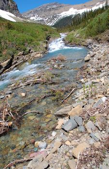Mountains And Creek Royalty Free Stock Photo Mountains And Creek Royalty Free Stock Photo