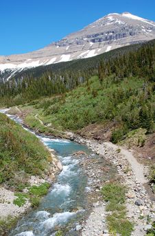 Mountains And Creek Stock Photo Mountains And Creek Stock Photo