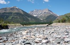 River Bed And Mountains Stock Photo River Bed And Mountains Stock Photo