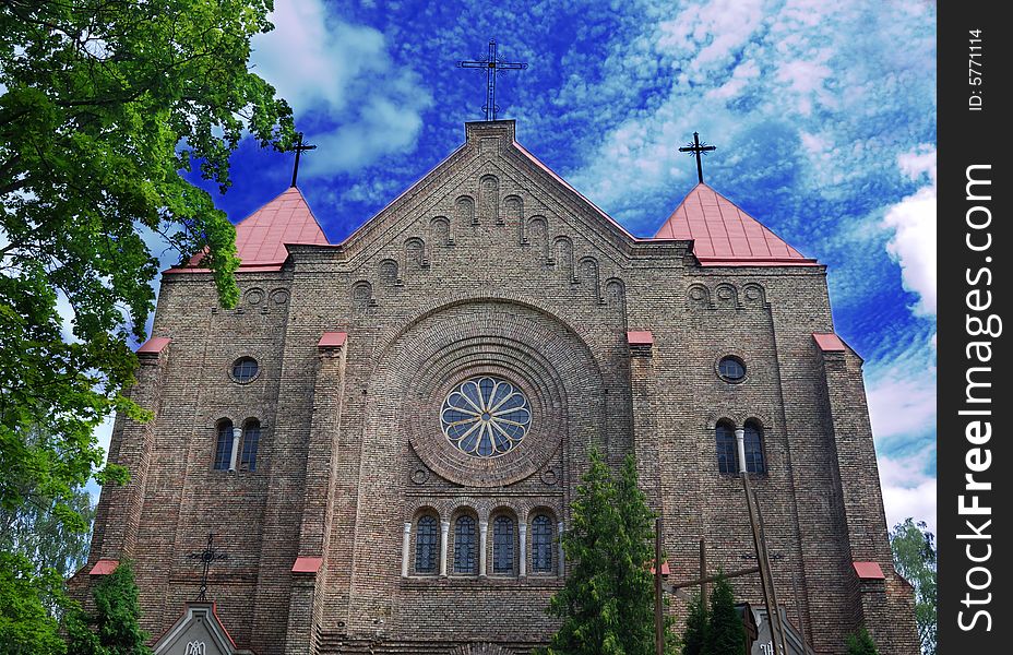 Church of Innocent Virgin Mary in Vilnius, Lithuania