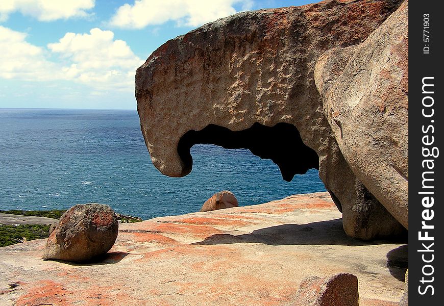 Remarkable Rocks - remains of an erodet magma bubble