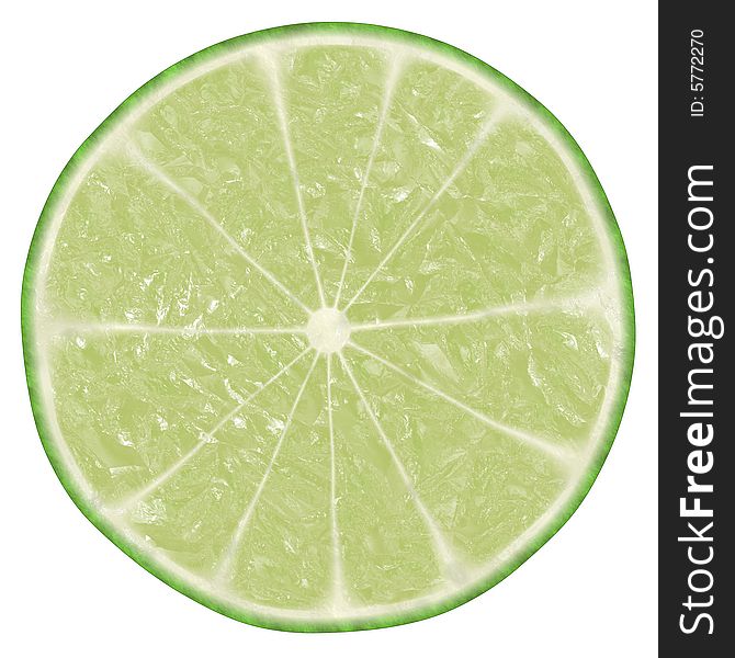 Lime texture on white,  suits for duplication of the background, illustration