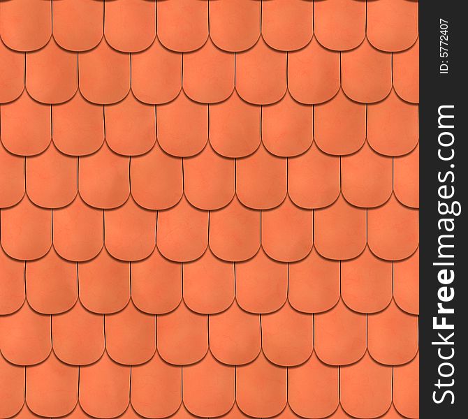 Red tile texture,  suits for duplication of the background, illustration
