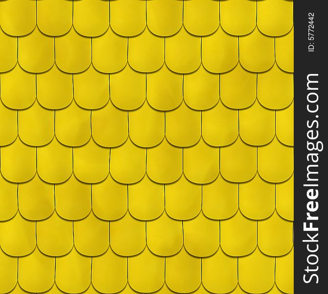 Yellow tile texture,  suits for duplication of the background, illustration