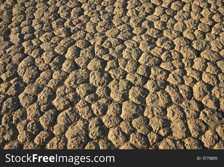 Cracked Mud Texture at at the Racetrack, Death Valley National Park, USA. Cracked Mud Texture at at the Racetrack, Death Valley National Park, USA