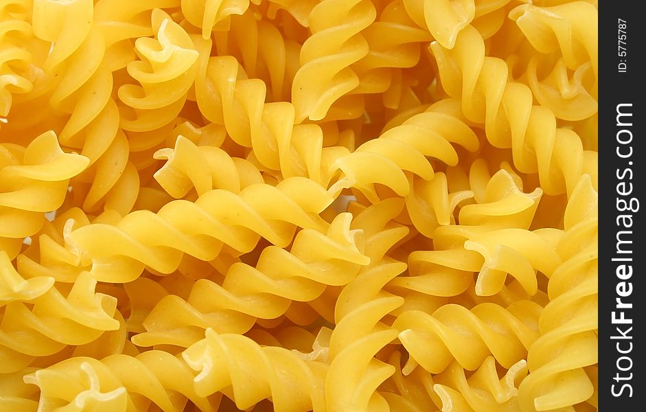 A background of pasta from above. A background of pasta from above