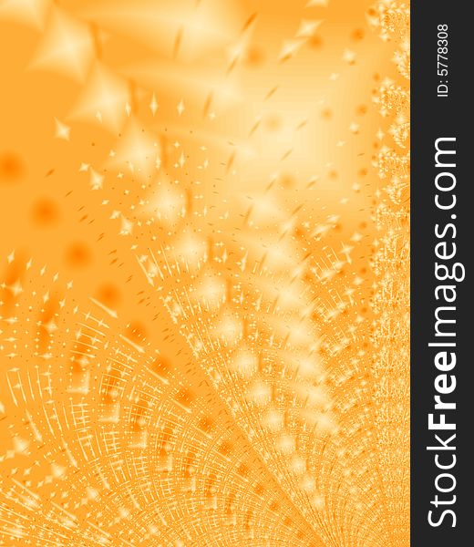 Abstract design background. Fractal illustration