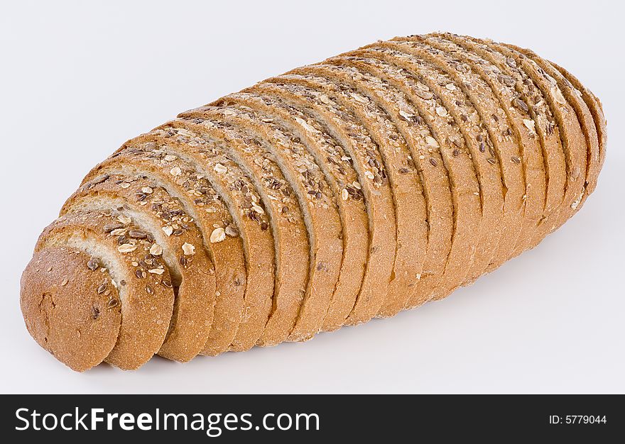 Sliced Loaf of Wholemeal Bread. Sliced Loaf of Wholemeal Bread