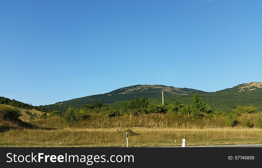 View of the mountain rtesevo. View of the mountain rtesevo