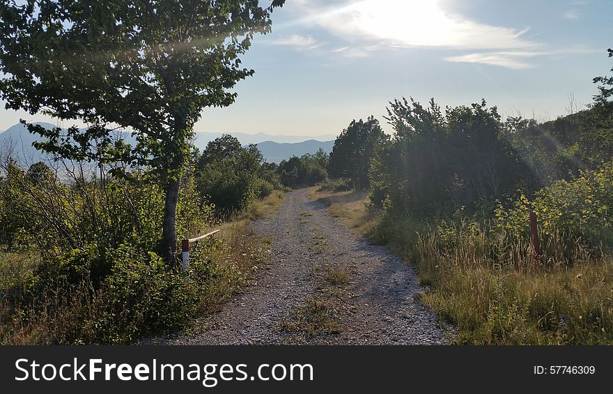 Croatia Udbina-old road