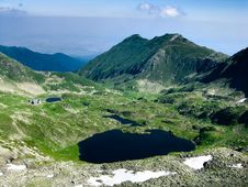 Carpathian Mountain Lake Royalty Free Stock Images Carpathian Mountain Lake Royalty Free Stock Images