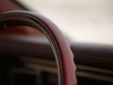 Retro Car Steering Wheel Royalty Free Stock Photography Retro Car Steering Wheel Royalty Free Stock Photography