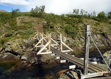 Wooden Bridge Stock Image