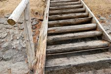 Wooden Stairs Stock Photos