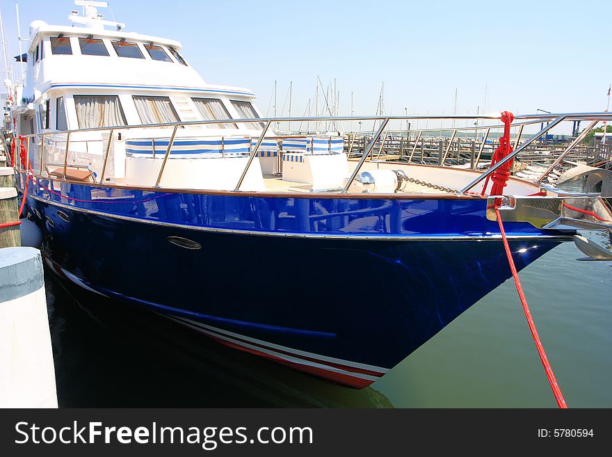 Docking for a stay in Sag Harbor, Long Island. Docking for a stay in Sag Harbor, Long Island