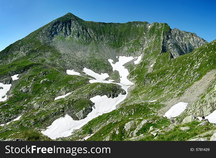 Fagaras mountains in Romania