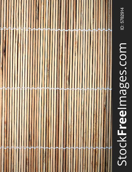 Bamboo mat background