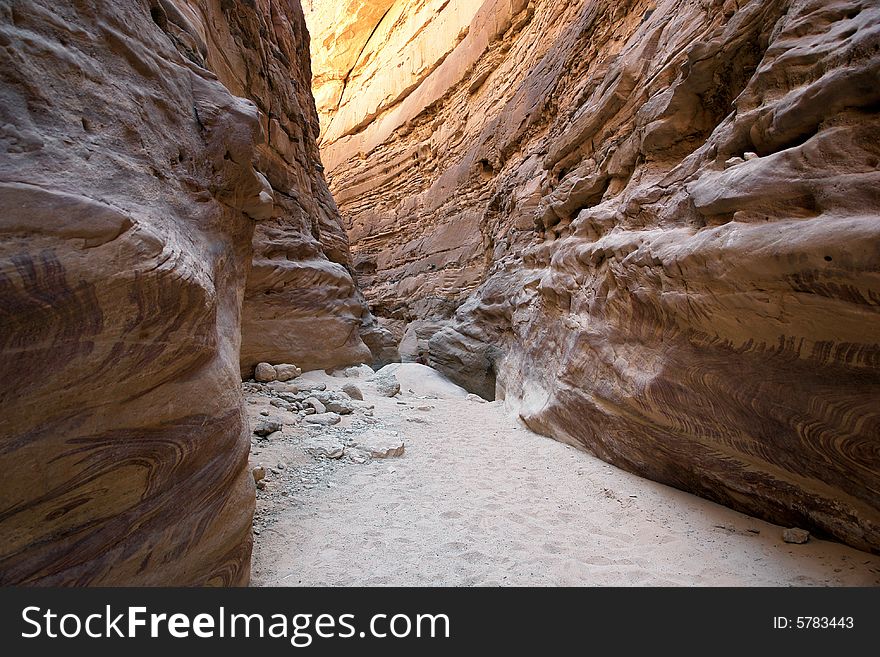 Sinai desert, Colored Canyon