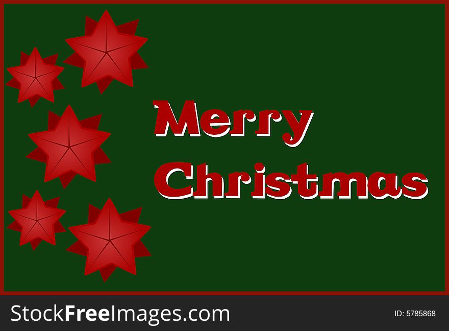 Merry Christmas card for wishes