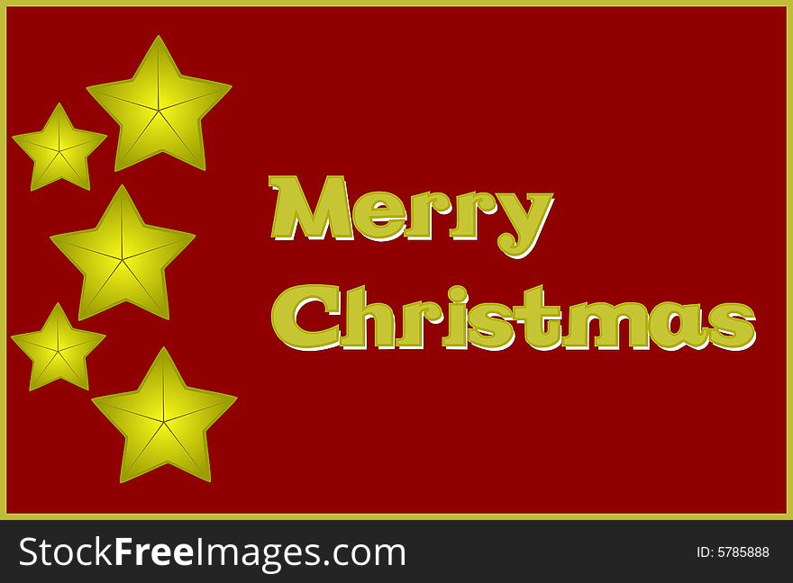 Merry Christmas card for wishes