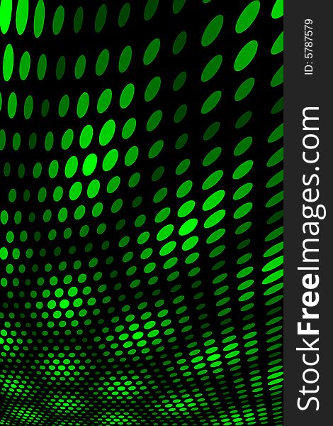 Vector illustration of green spot pattern