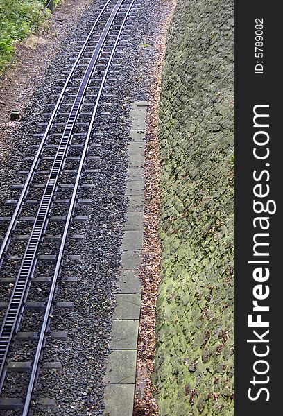 Detail of a Rack Railway Track