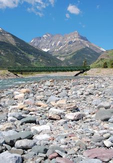 Riverbank And Mountains Stock Photos Riverbank And Mountains Stock Photos